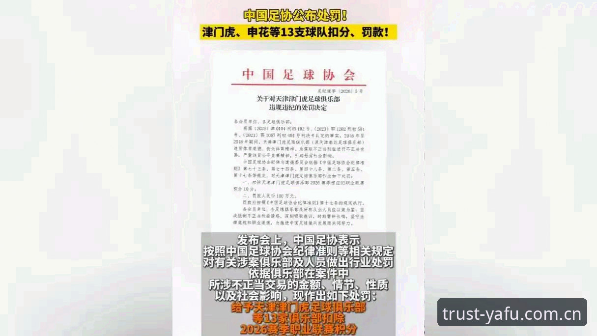 亚富体育平台 足协第三批禁足名单出炉,65人被罚,中国足球如何走出信任危机?